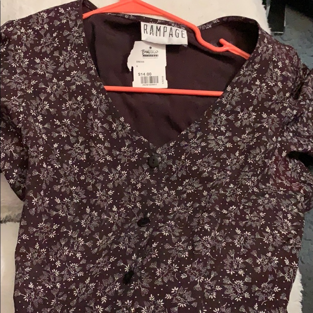 Cute vintage brown French dress. Size small